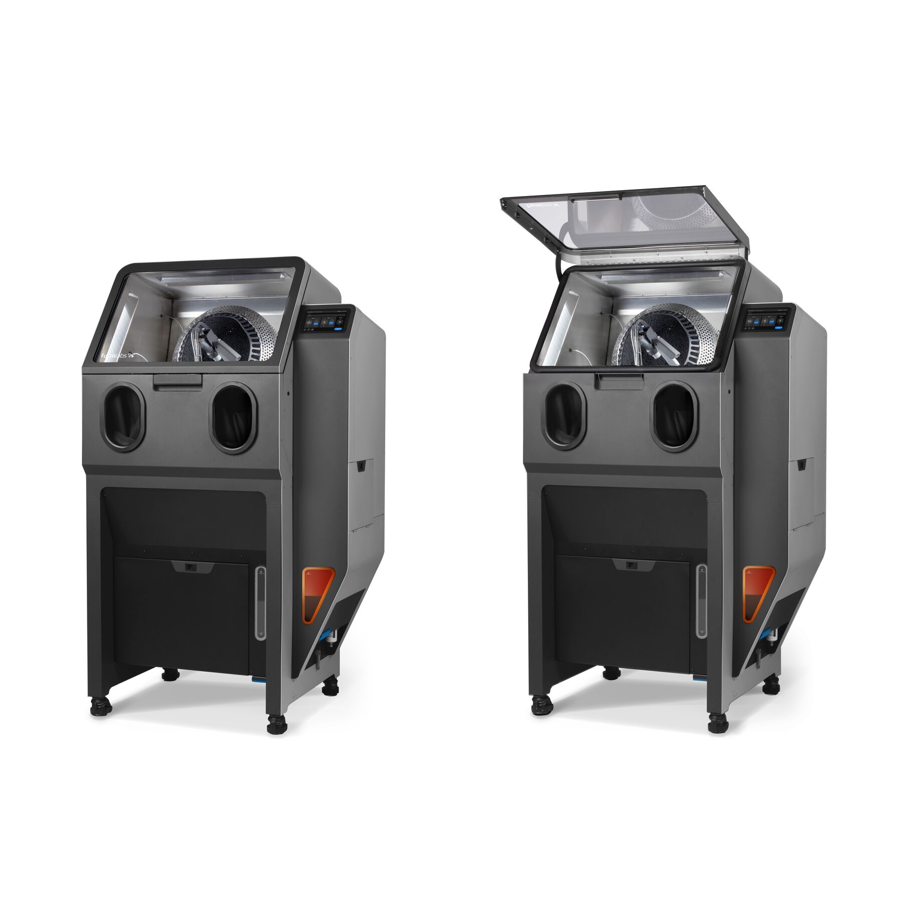 Formlabs Fuse Blast – Einfacher Prozess Formlabs Fuse Blast – Die Automatisierte Lösung für SLS-Nachbearbeitung