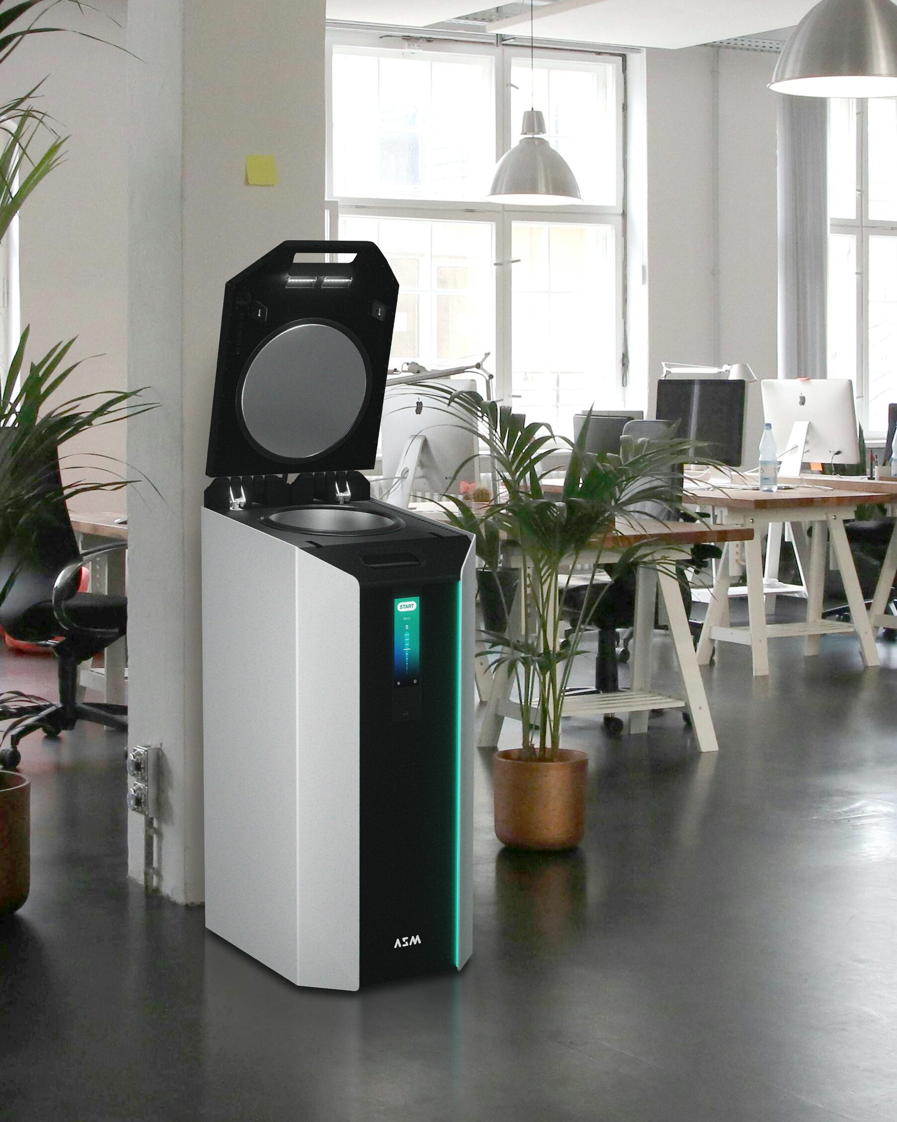 ASM_vx1 druckerfachmann Die chemische Glättanlage bei der Bearbeitung von Kunststoffteilen.